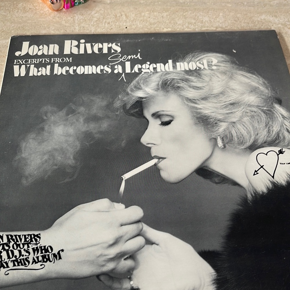 Vinyl Record Joan Rivers Record